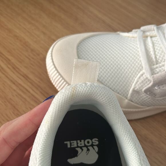 Sorel White and Cream Women's Sneakers - Picture 14 of 15